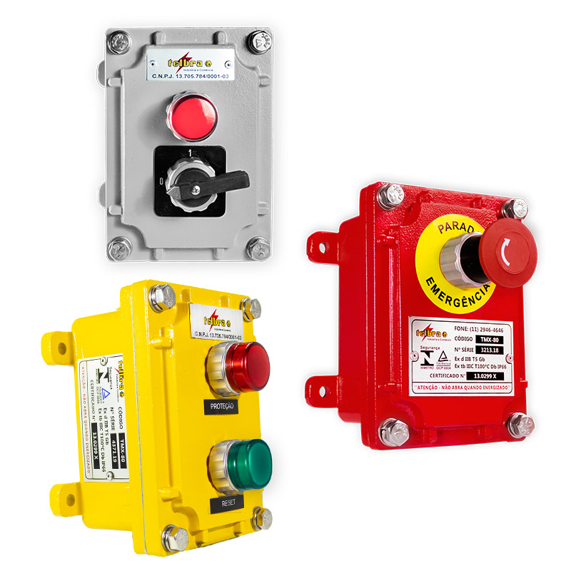 Comando e Sinaliza&ccedil;&atilde;o Ex db TMX 80