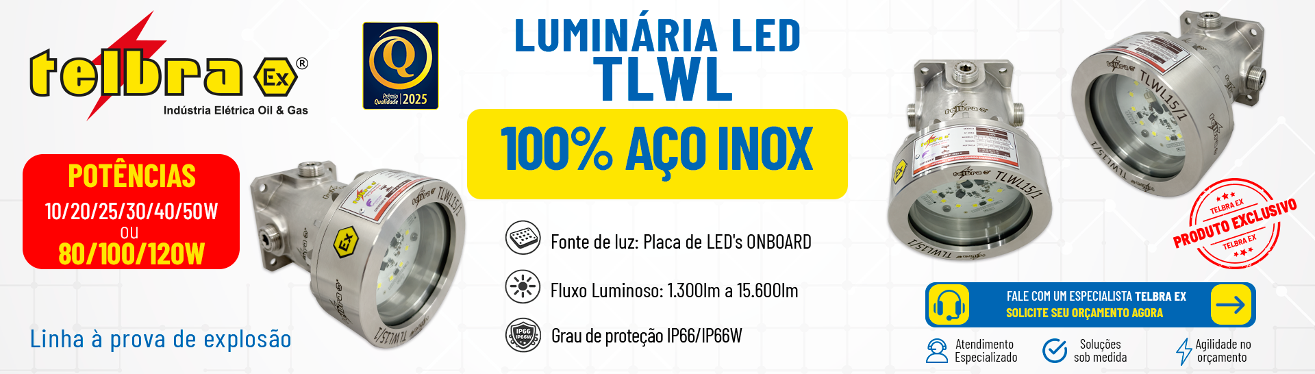 Luminaria Inox